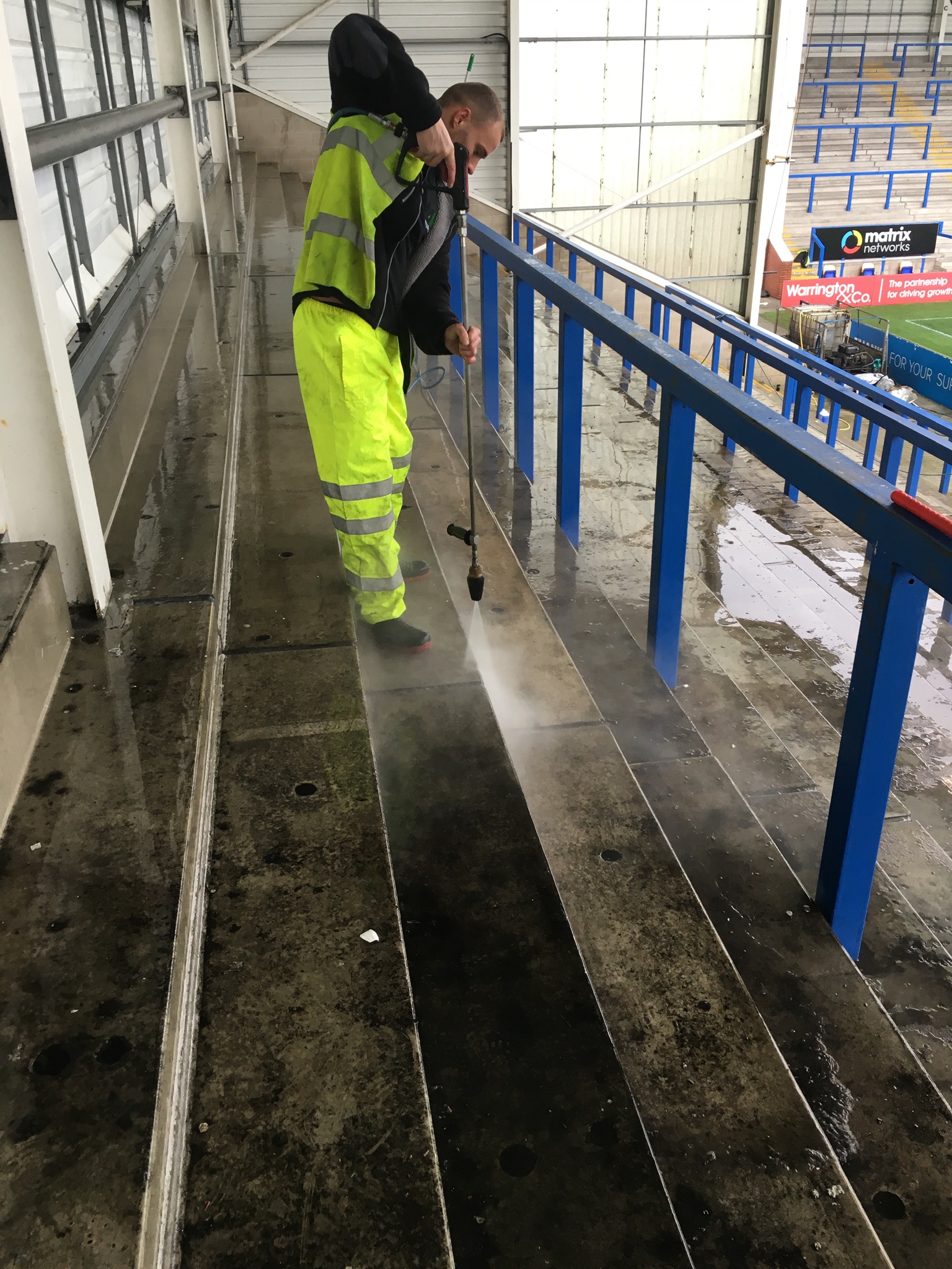 Scrub off & re-sealing of floors in the North West